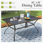 Sophia and William Swivel Patio Dining Set - Image 5