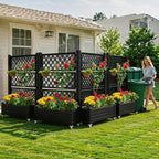 YITAHOME 43.3x17.7x61 in Planter Trellis Box - Image 3