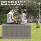 Outdoor Storage Box, Resin Deck Boxes Indoor and outdoor, Waterproof Storage - Image 5