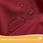HolidayIdeas Red Outdoor Curtains - Image 2