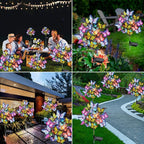 Solar Garden Lights Outdoor Waterproof Decorative Solar Lights Outdoor 2 Pack - Image 5
