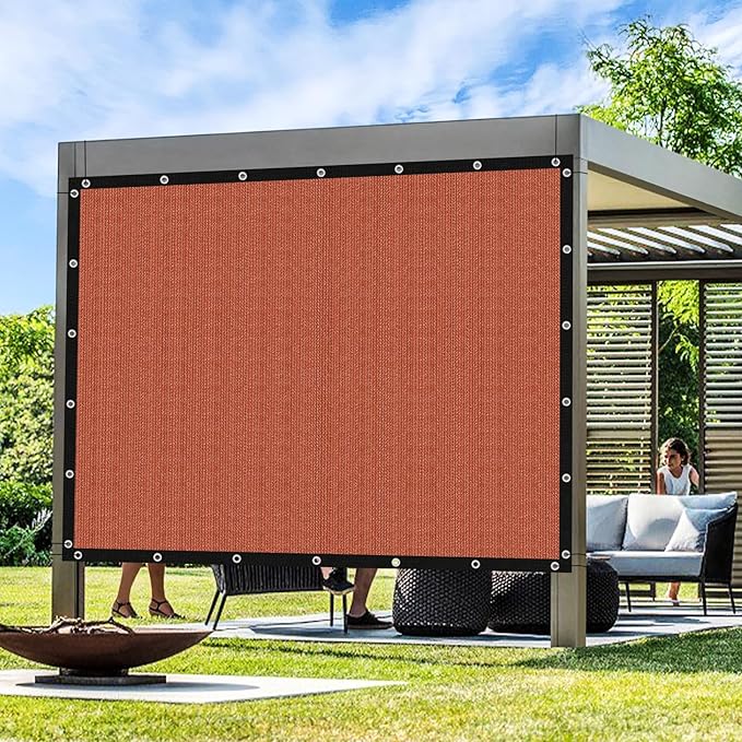 Artpuch 90% Sun Shade Cloth, 8 x 13 FT Pergola Shade Cover Canopy by Artpuch