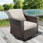Joyside Outdoor Swivel Chair, Patio Swivel Chairs - Image 7