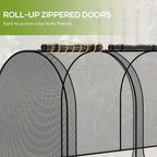 Outsunny 9' x 4' Crop Cage, Plant Protection Tent - Image 6