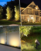 SUNVIE 6W Low Voltage Landscape Lighting LED Landscaping Lights Warm White Low - Image 5