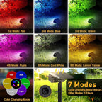 Solar Color Changing Spot Lights Outdoor Waterproof IP65, 2-in-1 Landscape - Image 5