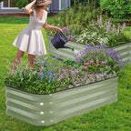 1MORE Raised Garden Bed -4X2X1 Galvanized Planter Box - Image 9
