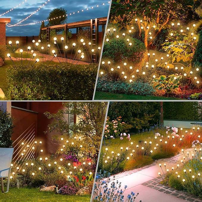 Solar Lights Outdoor Waterproof, 10 Packs 80LED, Solar Garden, Garden Decor - Image 6