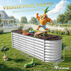 YITAHOME 24" Tall 9 in 1 Large Raised Garden Bed Kit, Outdoor Above Ground - Image 7
