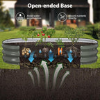 Raised Garden Bed Kit, Large Metal Raised Beds - Image 4