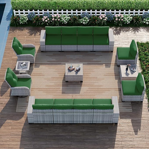 15-Piece Outdoor Patio Furniture Set by MuphyersPatioFurniture