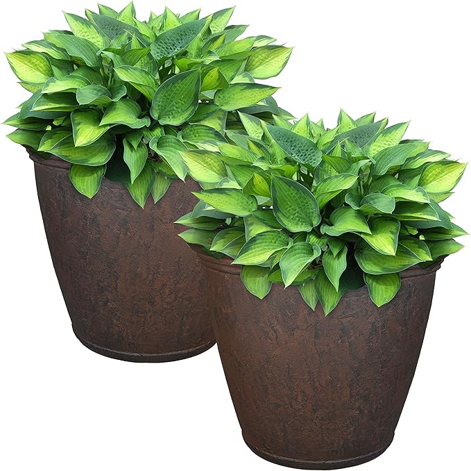 Sunnydaze 15.25-Inch Anjelica Large Plastic Pot by SunnydazeDecor