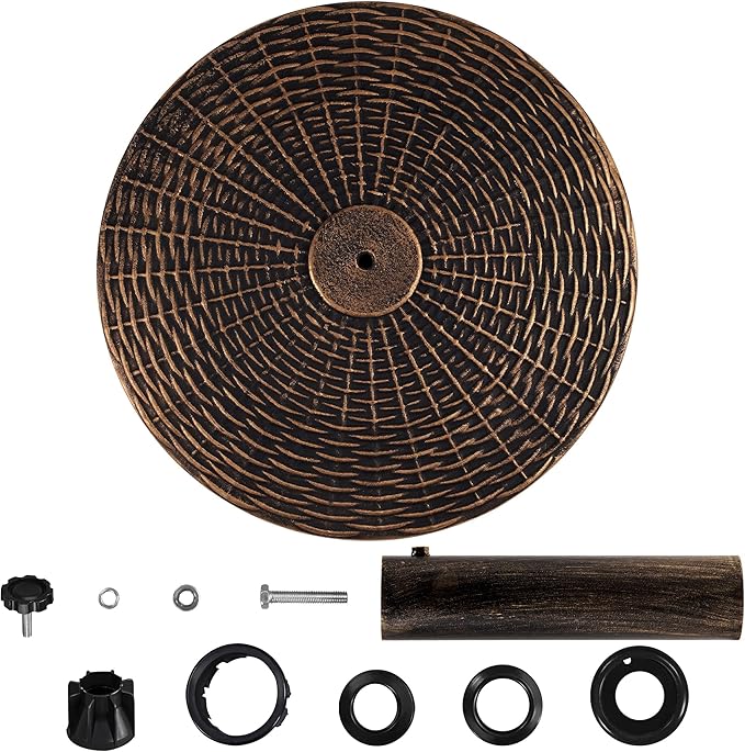 Yaheetech 22 lbs Heavy Duty Outdoor Umbrella Base 18" Round Patio All-Weather - Image 8