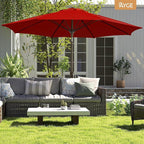 Ayge 9FT Large Outdoor Patio Umbrella Market Table Umbrella-UV Resistant - Image 6
