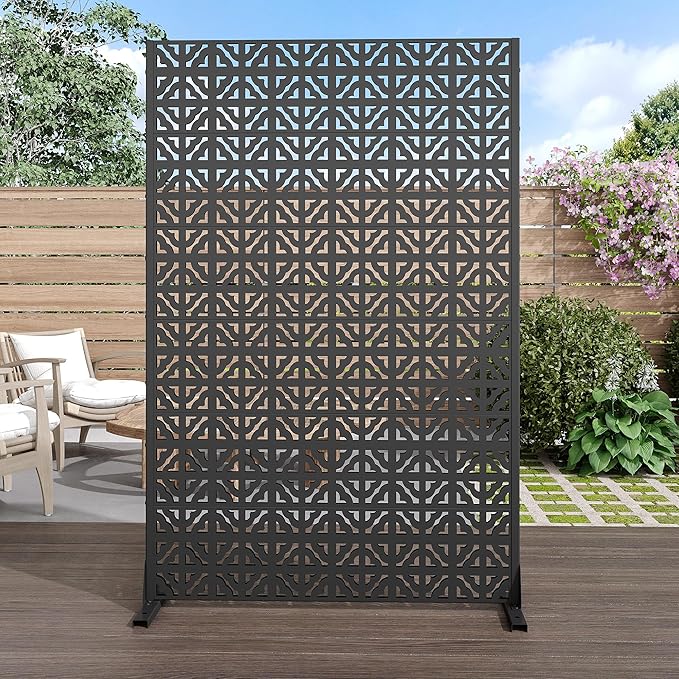 Casaphoria Metal Privacy Screen Outdoor by Casaphoria