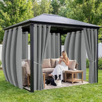 Outdoor Curtains for Patio Waterproof 6 Panels - Image 4