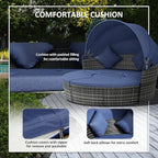 Outsunny 4-Piece Round Convertible Daybed - Image 6