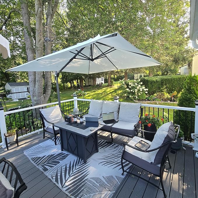 PURPLE LEAF 9 Feet Patio Umbrella by PURPLELEAF