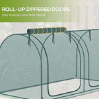 Outsunny 8' x 4' Crop Cage, Plant Protection Tent - Image 5