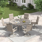 VICLLAX 53" Outdoor Round Patio Table - Image 2