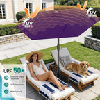 AreShark 7.5FT Patio Umbrella Table Market Umbrella - Image 3