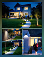 Brightown 4 Pack Solar Motion Lights Outdoor Waterproof, Motion Sensor Spot - Image 7