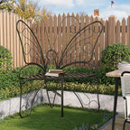 Butterfly Shaped Outdoor Bench, Butterfly Chair Butterfly Bench Outdoor - Image 4