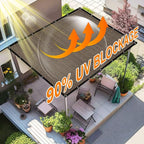 Artpuch 90% Sun Shade Cloth, 4 x 6 FT Pergola Shade Cover Canopy - Image 3