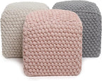 BIRDROCK HOME Buds Pouf Foot Stool Ottoman - Image 8