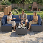 Skyfish 7 Pieces Patio Furniture Sofa by Skyfish