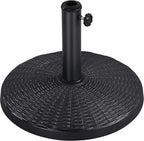 Yaheetech 22 lbs Heavy Duty Outdoor Umbrella Base 18" Round Patio Umbrella by Yaheetech