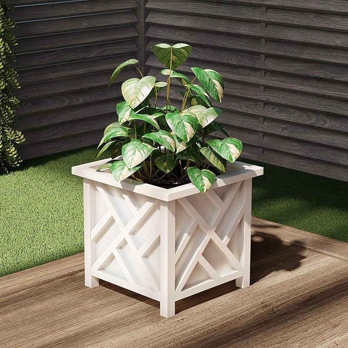 Lattice Design Outdoor Planter Box - Image 7
