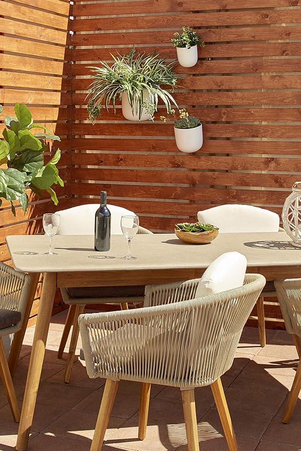 Deco 79 Metal Indoor Outdoor Wall Planter Indoor Outdoor Floating Hanging - Image 4