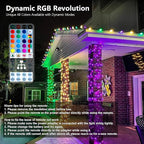 Brizled RGB Christmas Lights, 164ft 500 LED Color Changing String Lights - Image 2