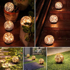 Solar Globe Lights Outdoor Waterproof-Solar Balls-Solar Garden Lights-Orbs - Image 7