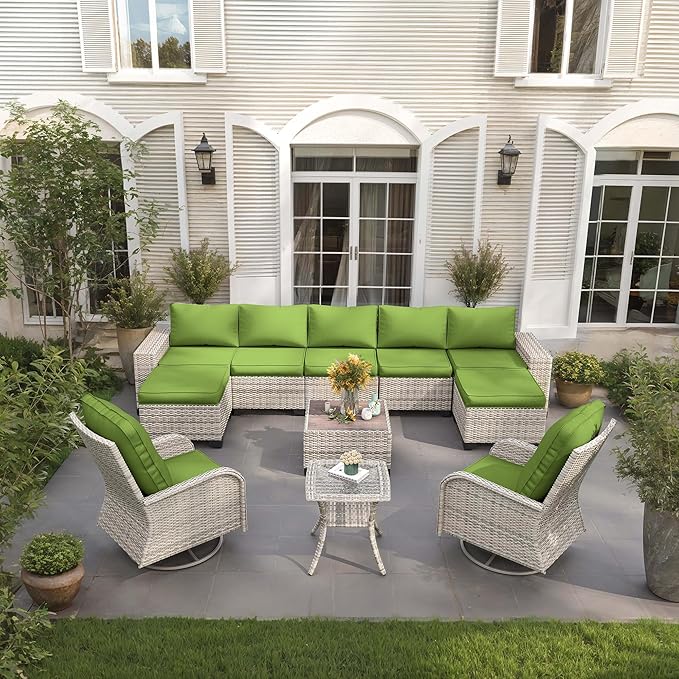 11-Piece Outdoor Patio Furniture Set by MuphyersPatioFurniture