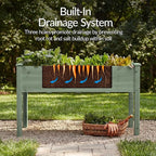 Best Choice Products 48x24x30in Raised Garden Bed, Elevated Wood Planter Box - Image 4