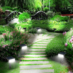 T-SUN Solar Spot Lights Outdoor, 8 Pack 49LED Landscape Spotlights, 2 Lighting - Image 7