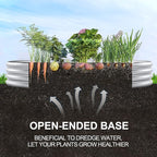 Land Guard 2Pcs Galvanized Raised Garden Bed Kit, 7.5×3×1ft Galvanized Planter - Image 3