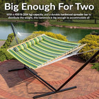 Sunnydaze Quilted Outdoor Hammock - Image 6