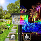 T-SUNUS 8 Pack Solar Color Landscape Spotlights, IP65 Waterproof Solar Powered - Image 3