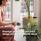 Fiskars 2-in-1 Mist & Pour Watering Carafe, Glass Plant Mister - Image 6