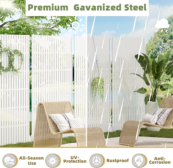 Casaphoria Metal Privacy Screen Outdoor - Image 7