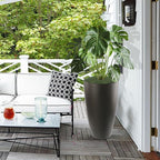 2 Packs 21 inch Tall Planter, Indoor Outdoor Round Planter - Image 6