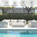 Outdoor Privacy Screen, Freestanding Privacy Fence Panels - Image 3