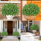 Artificial Fake Outdoor Plants for Spring Summer Decoration, 12 Bundles Fake - Image 4