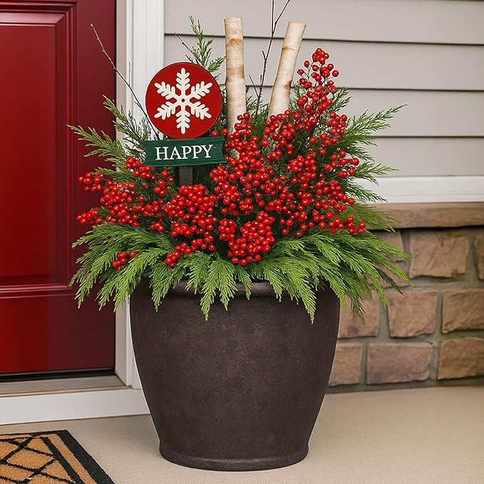 Sunnydaze 24-Inch Anjelica Large Plastic Pot - Image 8