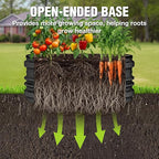 WORKPRO 3PK 2x2x1ft Outdoor Galvanized Raised Garden Bed Kit, Rust & Corrosion - Image 2