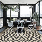 SAND MINE Reversible Mats, Plastic Straw Rug, Modern Area Rug, Large Floor Mat - Image 8