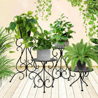4-Pack Metal Plant Stand for Indoor Outdoor, Heavy Duty Flower Pot Stands for - Image 7